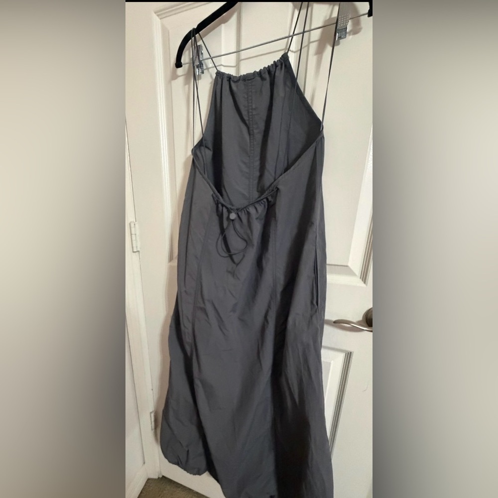 Zara Charcoal Gray Shift Dress Women Size XS NWT - Picture 4 of 6